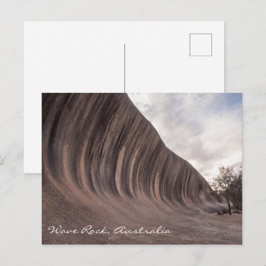 Wave Rock Australia Briefkaart (Voorkant / Achterkant)