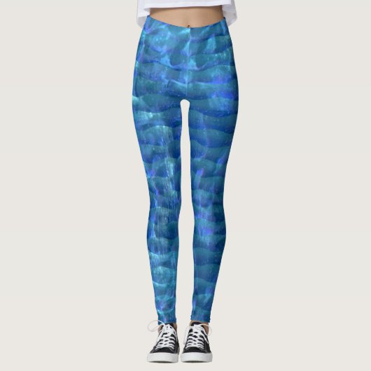 Wave Rows Aquatic Leggings (Voorkant)