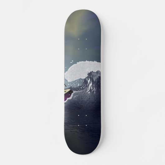 "Wave"-skateboard Persoonlijk Skateboard (Voorkant)