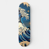  Wave Skateboard - Retro Groovy Design (Voorkant)