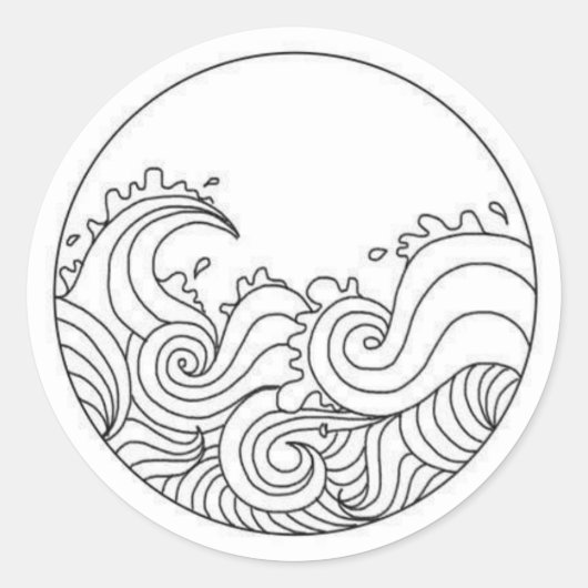 Wave sticker (Voorkant)