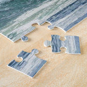 Wave Surfer Surfing Sports Blue Ocean Legpuzzel (Zijkant)