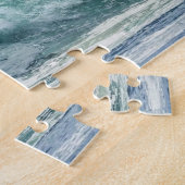 Wave Surfer Surfing Sports Blue Ocean Legpuzzel (Zijkant)