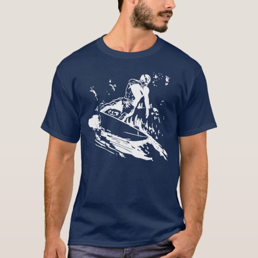Wave Surfing T-Shirt (Voorkant)