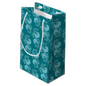 Wave Swirls Klein Cadeauzakje (Achterkant Gekanteld)