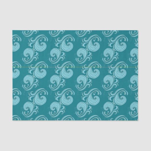 Wave Swirls Tissuepapier (Voorkant)