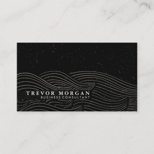 Wave Swirls Visitekaartje (Voorkant)