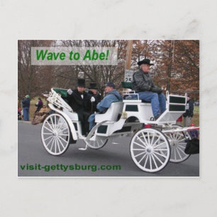 Wave to Abe Lincoln Briefkaart