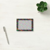 Wave Twists Hot Rainbow Gem Mosaic Artwork Post-it® Notes (Kantoor)