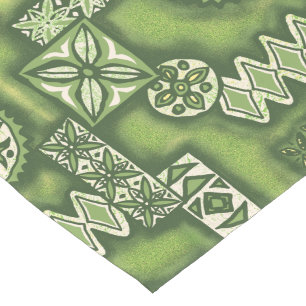 Wave Warrior Hawaiian Primitive Tapa Korte Tafelloper