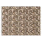 Wave Warrior Hawaiian Primitive Tapa Tafelkleed (Voorkant (Horizontaal))