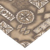 Wave Warrior Hawaiian Primitive Tapa Tafelkleed (Gekanteld)