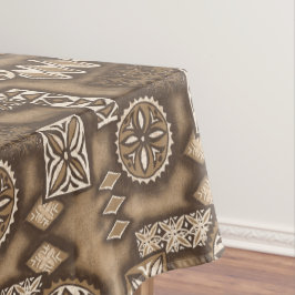 Wave Warrior Hawaiian Primitive Tapa Tafelkleed