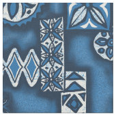 Wave Warrior Hawaiian Tapa Stof (Close Up)