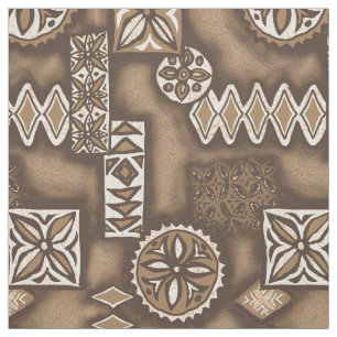 Wave Warrior Hawaiian Tapa Stof