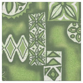 Wave Warrior Hawaiian Tapa Stof (Close Up)