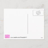 Wave Wavy Red Hearts Roze Valentijn Briefkaarten (Achterkant)