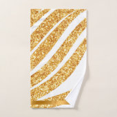 Wave Zee Gold Glitter Boho Popular Collectie Bad Handdoek (Handdoek)