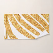 Wave Zee Gold Glitter Boho Popular Collectie Bad Handdoek (Handdoek)