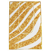 Wave Zee Gold Glitter Boho Popular Collectie Medium Cadeauzakje (Achterkant)