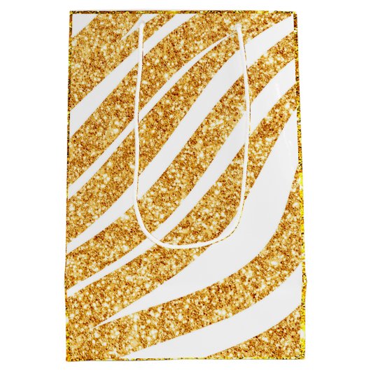 Wave Zee Gold Glitter Boho Popular Collectie Medium Cadeauzakje (Achterkant)