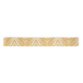 Wave Zee Gold Glitter Boho Popular Collectie Satijnen Lint (Voorkant)