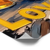 Wavefront Ballad: Beer van het Zee Poster (Hoek)