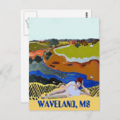 WAVELAND MS, Briefkaart  stijl (Voorkant / Achterkant)