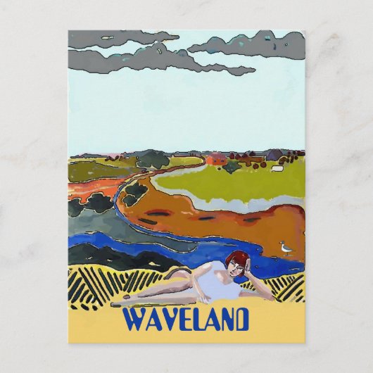 WAVELAND MS, Briefkaart  stijl (Voorkant)