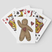 Waver Gingerbrood Man Pokerkaarten (Achterkant)