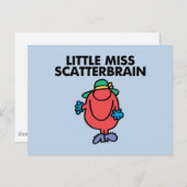 Waver Miss Scatterbrain Briefkaart (Voorkant / Achterkant)