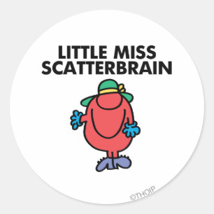 Waver Miss Scatterbrain Ronde Sticker