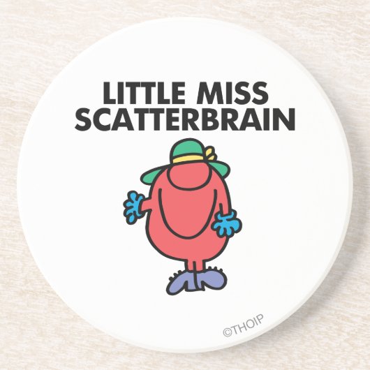Waver Miss Scatterbrain Zandsteen Onderzetter (Voorkant)