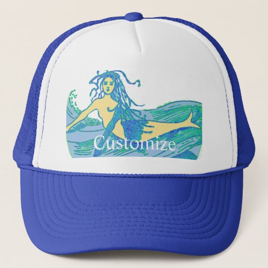 Waveriding Mermaid Thunder_Cove Trucker Pet (Voorkant)