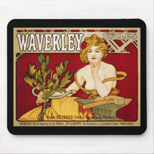 Waverley Cycles - Art Nouveau - Alphonse Mucha Muismat