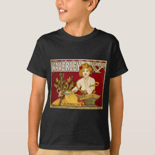 Waverley Cycles - Art Nouveau - Alphonse Mucha T-shirt