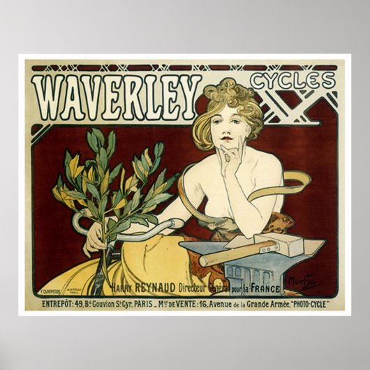 Waverley Cycles Poster (Voorkant)