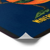 Waverly Growers Cooperati, volledig kratellabel Poster (Hoek)