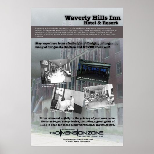 Waverly Hills Inn & Resort Poster (Voorkant)