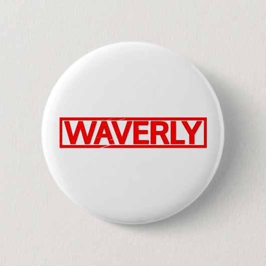 Waverly Stamp Ronde Button 5,7 Cm (Voorkant)