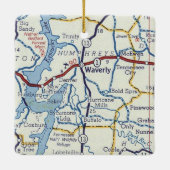 Waverly TN Keramisch Ornament (Achterkant)