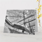 Wavertree Sailing Ship Kaart (Gele Bloem)