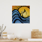 WaveRunner (Afdruk) van Nathan Jalani Taylor Poster (Keuken)