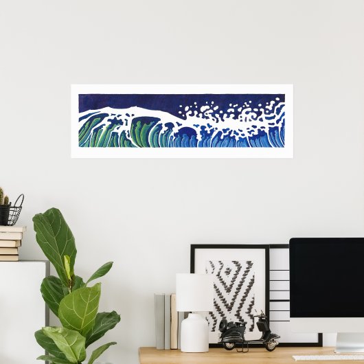WAVES #2 POSTER (Thuiskantoor)