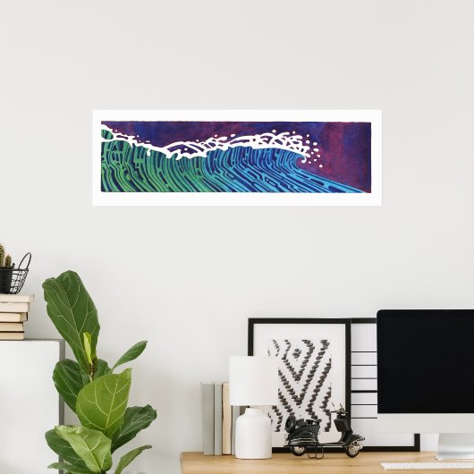 WAVES #3 POSTER (Thuiskantoor)