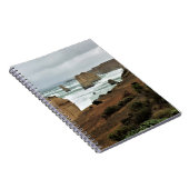 Waves Against Time beroemd gemaakt door Great Ocea Notitieboek (Rechterzijde)