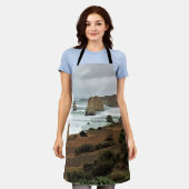 Waves Against Time beroemd gemaakt door Great Ocea Schort (Gedragen)