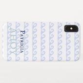 Waves Ahoy Custom Case-Mate iPhone Case (Achterkant (horizontaal))
