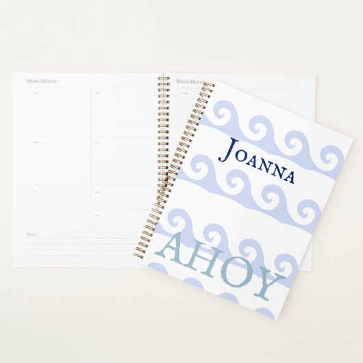 Waves Ahoy Custom Planner (Display)