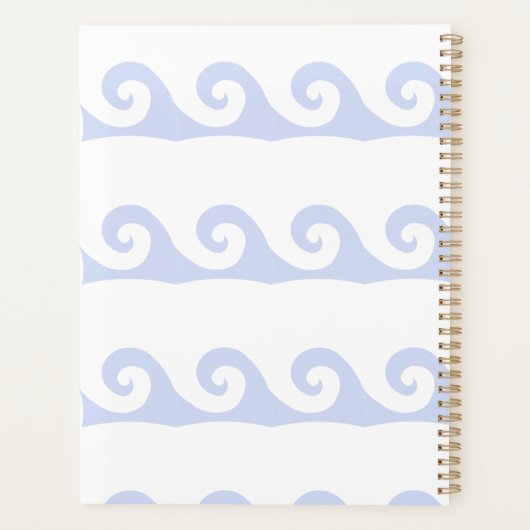 Waves Ahoy Custom Planner (Achterkant)
